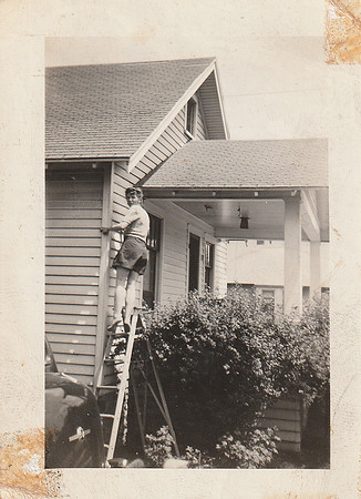 Ann Cleaning the house 1930s