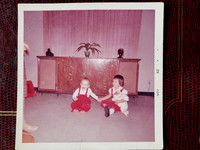 1962-Christmas-Johnny Teresa-stereo that dad built for him and mom