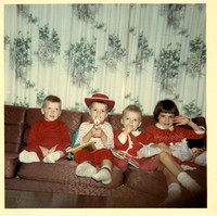 Christmas 1965-Billy Johnny Ronnie Teresa