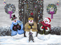 Four Patriots Caroling by Minnie Raynor Compton 2008