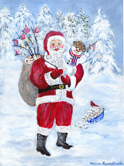 Santa's Little Patriot by Minnie Raynor Compton 2007