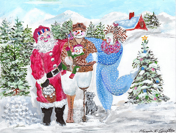 Wounded Warrior & Company by Minnie Raynor Compton 2013