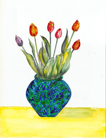 Tulips by Minnie Raynor Compton