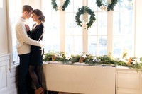 Christmas Engagement Session at Vint Hill by Teresa Arthur Photography