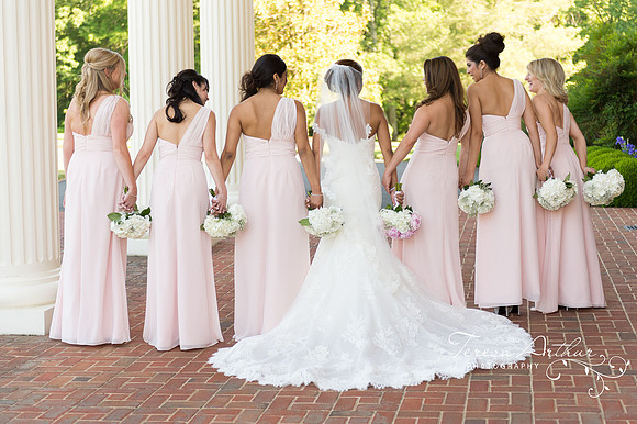 Bridal Party at Sunset Crest Manor, Chantilly Virginia