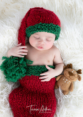 NEWBORN CHRISTMAS PHOTO SESSIONS BY TERESA ARTHUR PHOTOGRAPHY IN WARRENTON VA