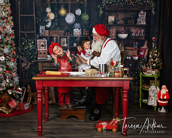FUN SANTA PHOTO SESSIONS BY TERESA ARTHUR PHOTOGRAPHY IN WARRENTON VA