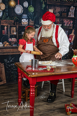 SANTA PHOTO SESSION IN NORTHERN VIRGINIA BY TERESA ARTHUR PHOTOGRAPHY