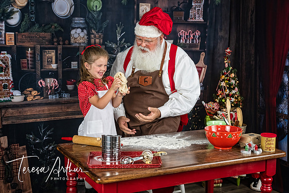 SANTA PHOTO SESSIONS BY TERESA ARTHUR PHOTOGRAPHY IN NOTHERN VIRGINIA AREA