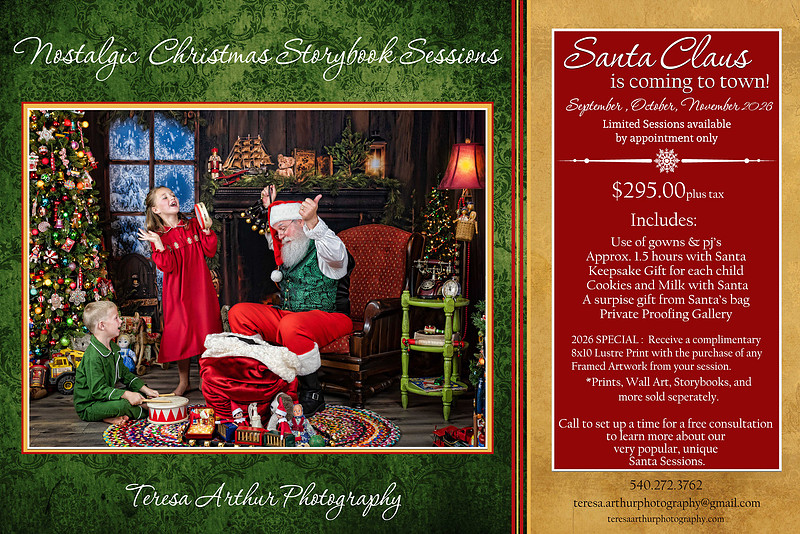 2026-STORYBOOK SANTA PHOTO SESSIONS WHERE THE PICTURES TELL A STORY