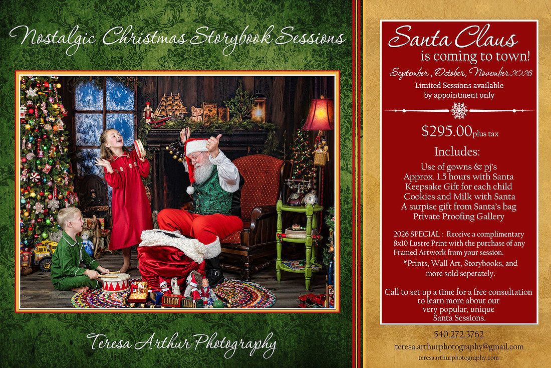 2026-STORYBOOK SANTA PHOTO SESSIONS WHERE THE PICTURES TELL A STORY