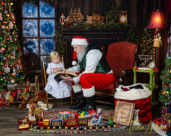BESPOKE SANTA PHOTO SESSIONS BY TERESA ARTHUR PHOTOGRAPHY WARRENTON VIRGINIA