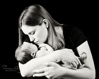 MOTHER AND NEWBORN PORTRAIT