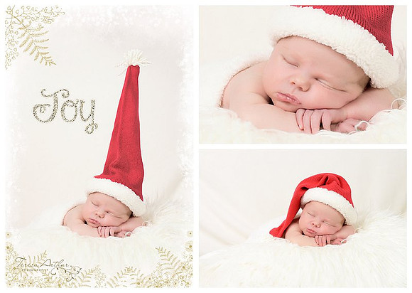 CHRISTMAS NEWBORN PHOTOS
