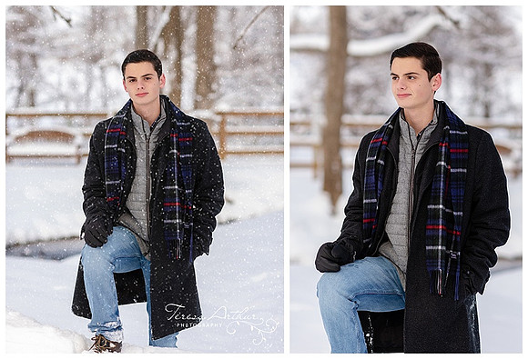 outdoor snow session in warrenton va by teresa arthur photography