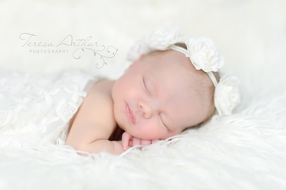 SWEET GIRL NEWBORN PORTRAITS