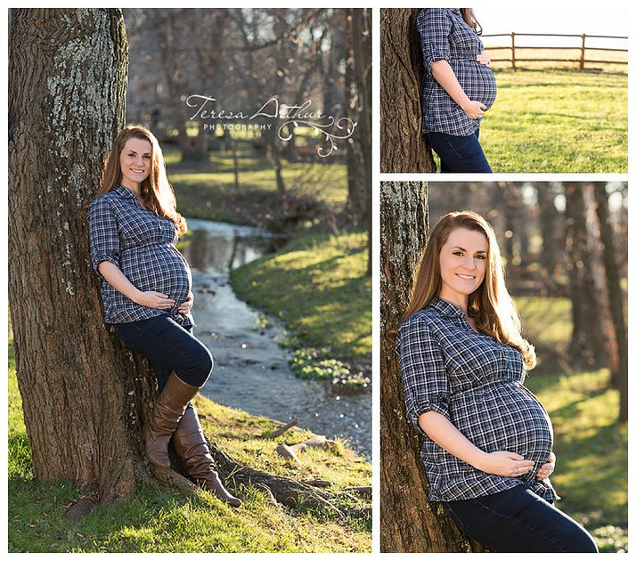 outdoor maternity session