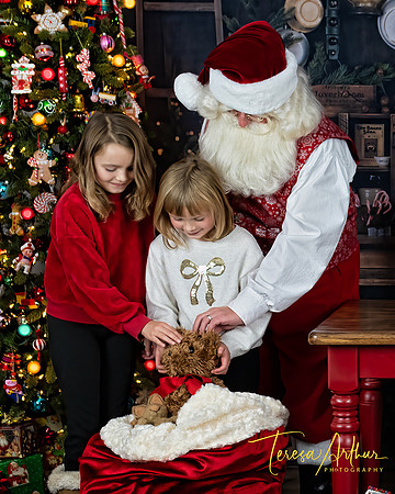 PICTURES WITH SANTA BY TERESA ARTHUR PHOTOGRAPHY WARRENTON VIRGINIA