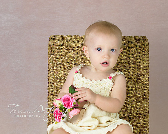 one year baby picture