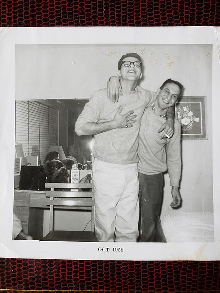 John R Compton-1958-with Ronald Keves (brother to Anna Keves Compton)