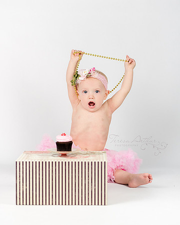 one year session cake smash