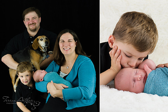 Newborn Family Portraits by Teresa Arthur Photography, LLC Warrenton Virginia