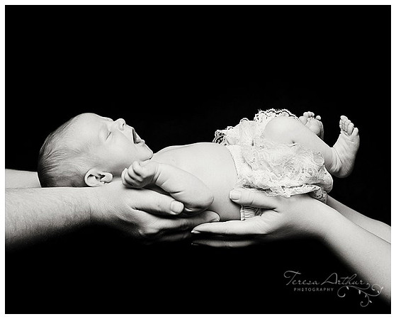 black and white newborn portraits by teresa arthur photography in nova