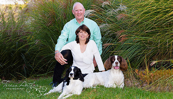 Family photos with pets by Teresa Arthur Photography