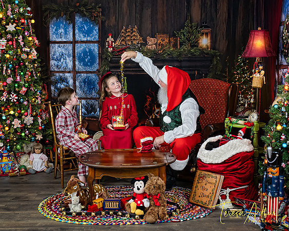 MAGICAL SANTA EXPERIENCE PHOTO SESSIONS IN NORTHERN VIRGINIA BY TERESA ARTHUR PHOTOGRAPHY 2024