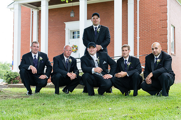 Warrenton Wedding Groom with groomsmen by Teresa Arthur Photography in Warrenton Virginia