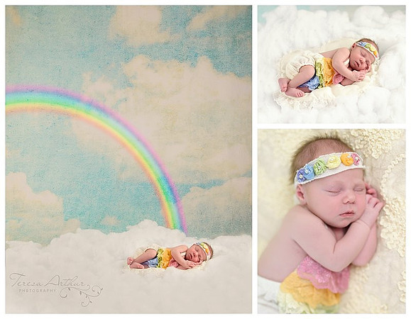 rainbow baby nova newborn photographer