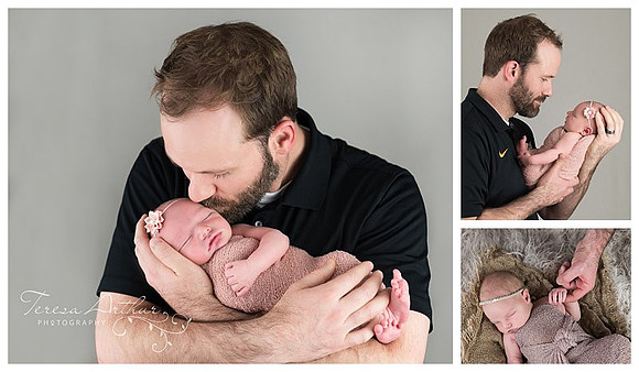 dad and newborn portraits