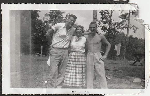 John R Compton 19 years old and Mom-Anna K Compton 1956