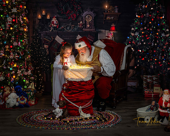 BESPOKE MAGICAL SANTA EXPERIENCE PHOTO SESSIONS IN NORTHERN VIRGINIA BY TERESA ARTHUR PHOTOGRAPHY