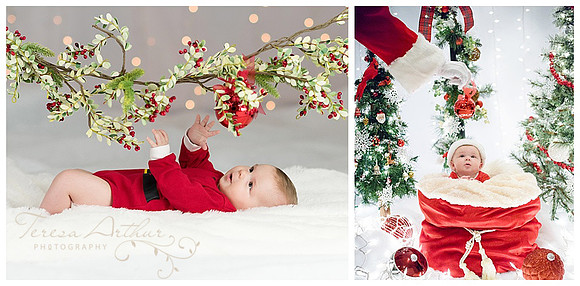 northern virginia christmas baby photos by teresa arthur photography