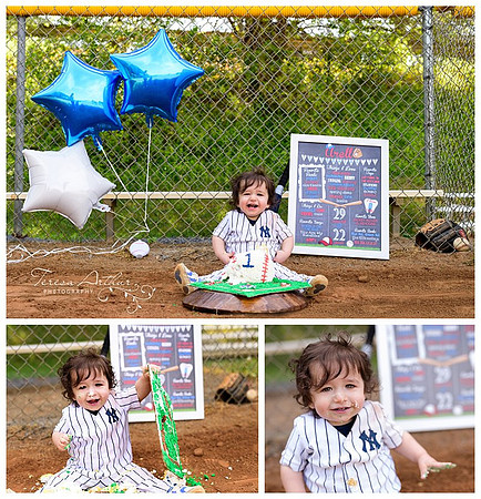 outdoor baby photo session