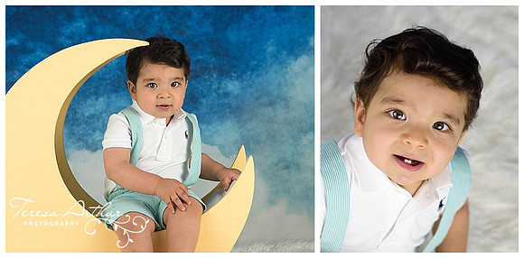 one year baby boy photo session