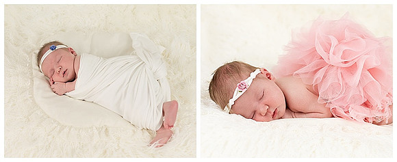 newborn girl photo session by teresa arthur photography
