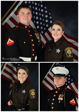 military service portraits by teresa artthur photography
