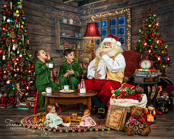 Santa photos by Teresa Arthur Photography