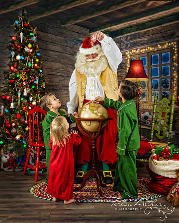Santa Portrait Sessions by Teresa Arthur Photography