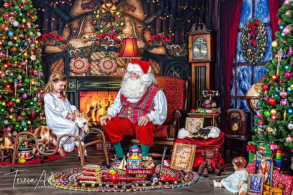 NOSTALGIC SANTA PICTURES IN NORTHERN VIRGINIA BY TERESA ARTHUR PHOTOGRAPHY
