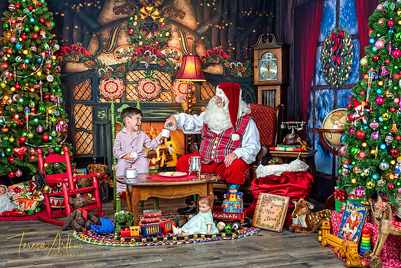 SANTA PHOTO SESSION BY TERESA ARTHUR PHOTOGRAPHY, LLC