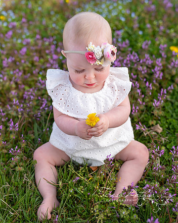 outdoor baby portrait by teresa arthur photography in northern virginia