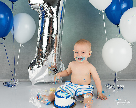one year birthday photos by teresa arthur photograhphy in nova area