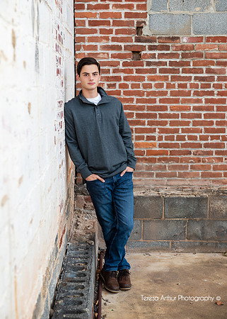 fauquier high school senior portrait by teresa arthur