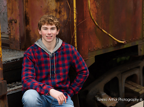 outdoor high school senior portraits by teresa arthur
