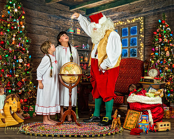 christmas santa pictures in nova area
