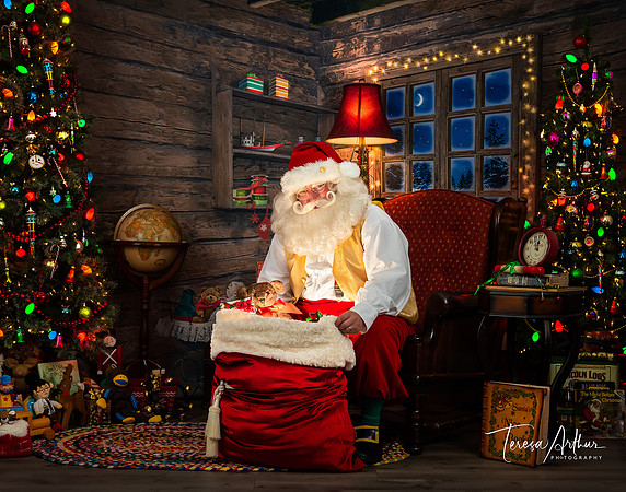 NOVA SANTA Warrenton Santa - portrait by Teresa Arthur Photography