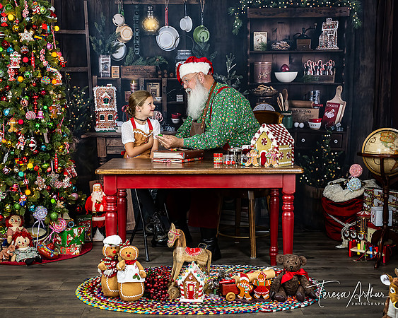 SANTA EXPERIENCE PHOTO SESSIONS BY TERESA ARTHUR PHOTOGRAPHY WARRENTON VA